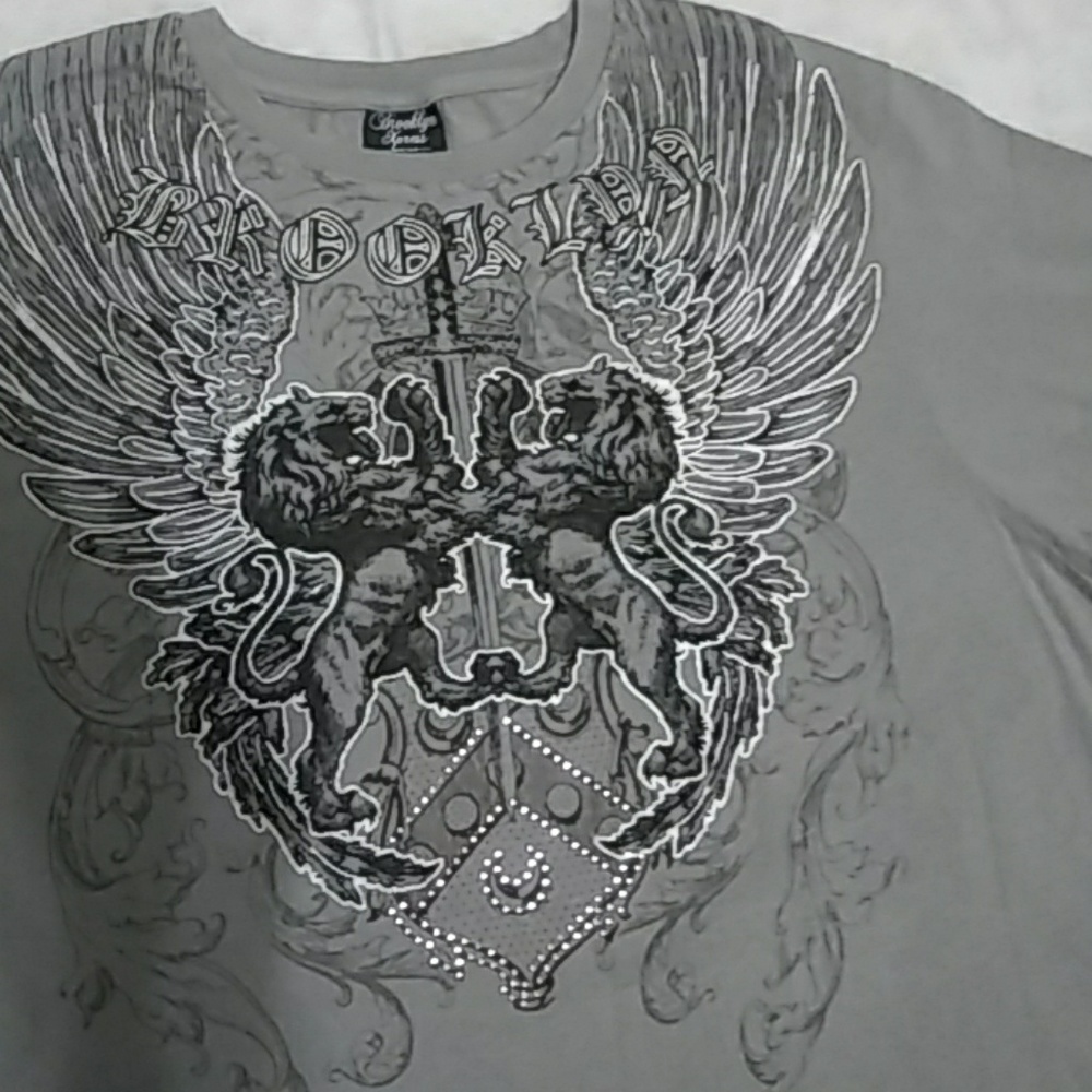 Brooklyn Express T-Shirt Men Grey XXL